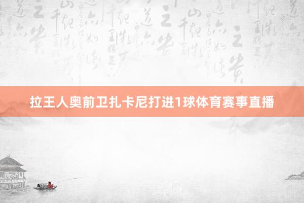 拉王人奥前卫扎卡尼打进1球体育赛事直播