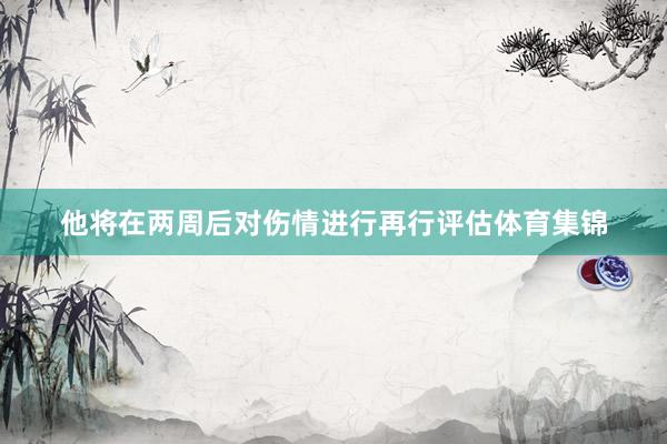 他将在两周后对伤情进行再行评估体育集锦